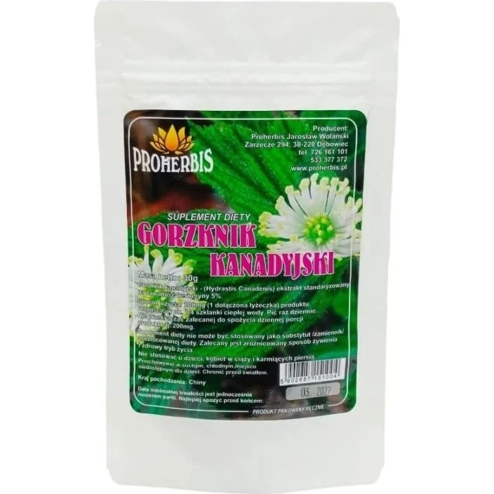 PROHERBIS Kanadische Bitterwurzel mit 5% Berberin, 30 g