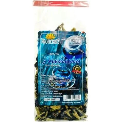 PROHERBIS Blauer Tee Clitoria Ternatea Blüten, 30 g