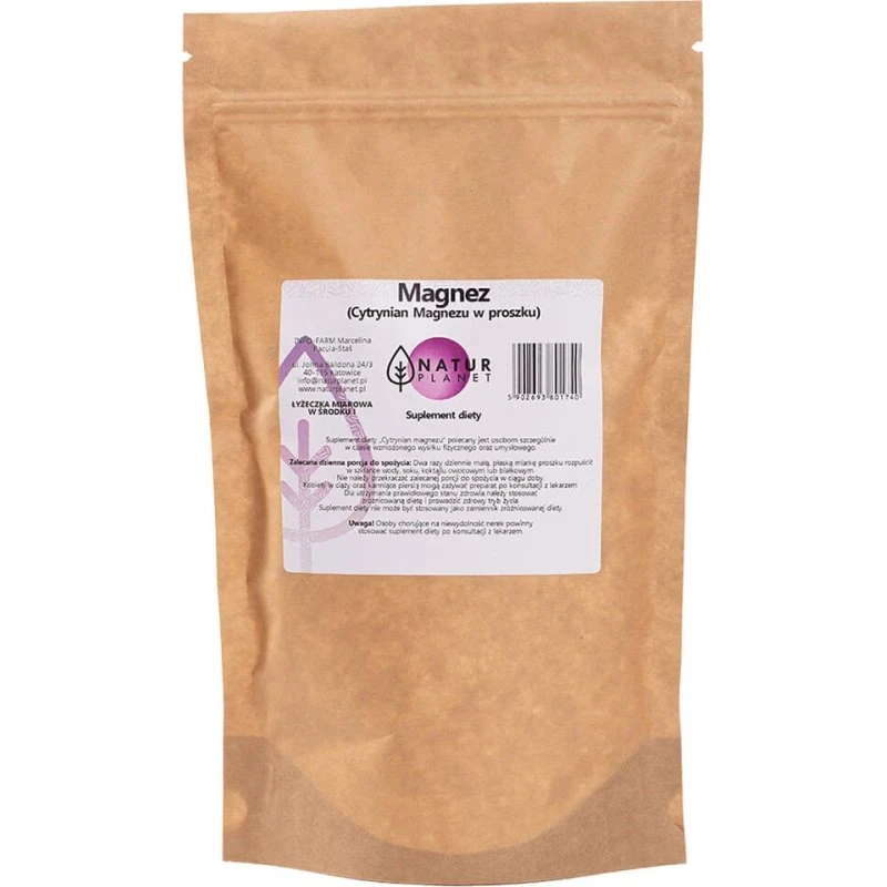 Natur Planet Magnesiumcitrat Pulver, 500 g