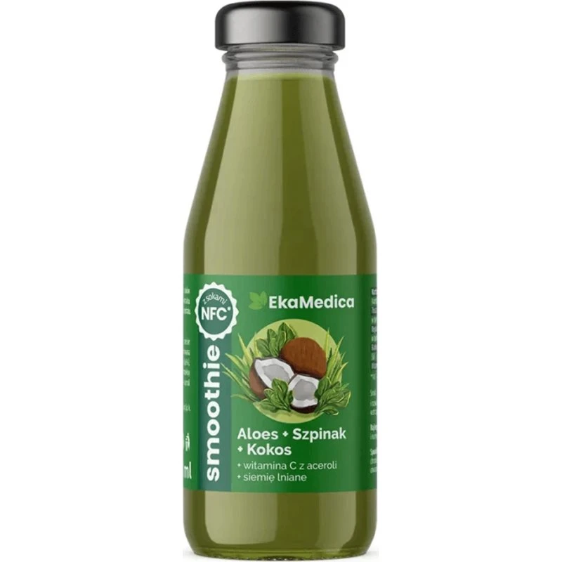 EkaMedica Smoothie Aloe-Kokosnuss-Ananas, 250 ml