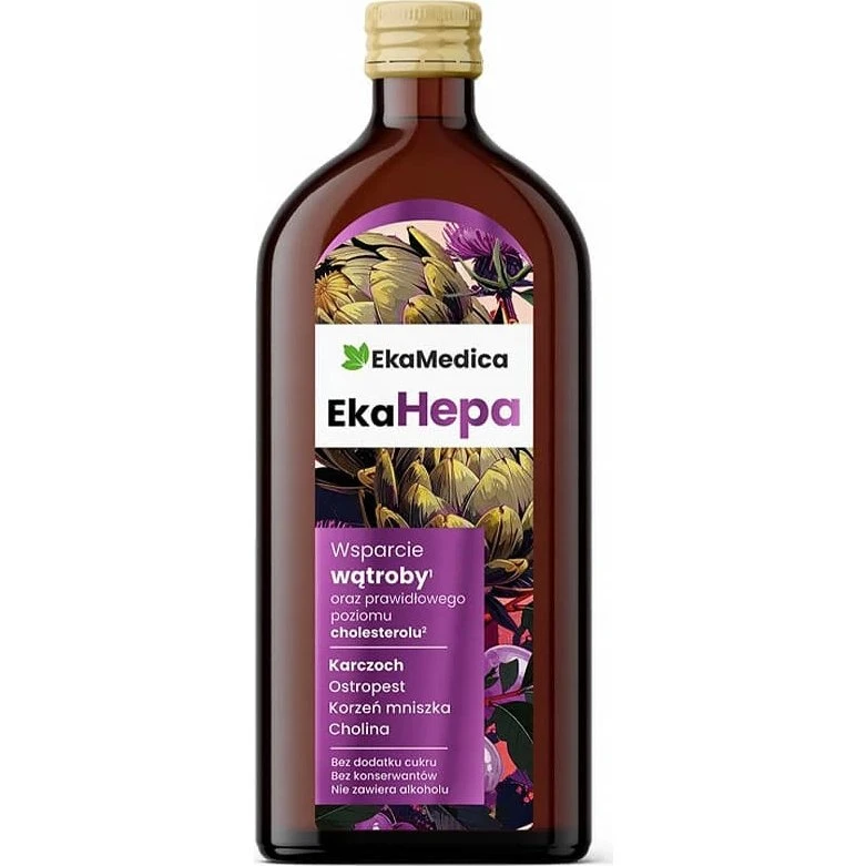 EkaMedica EkaHepa Nahrungsergänzungsmittel mit Pflaumensaft, 500 ml