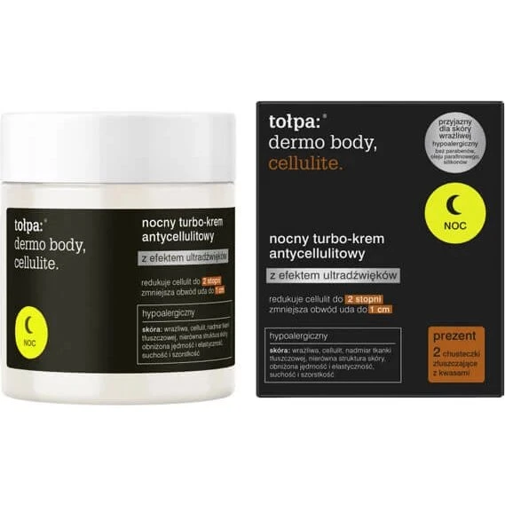 Tołpa Dermo Body Cellulite Nacht-Turbo-Anti-Cellulite-Creme, 250 ml