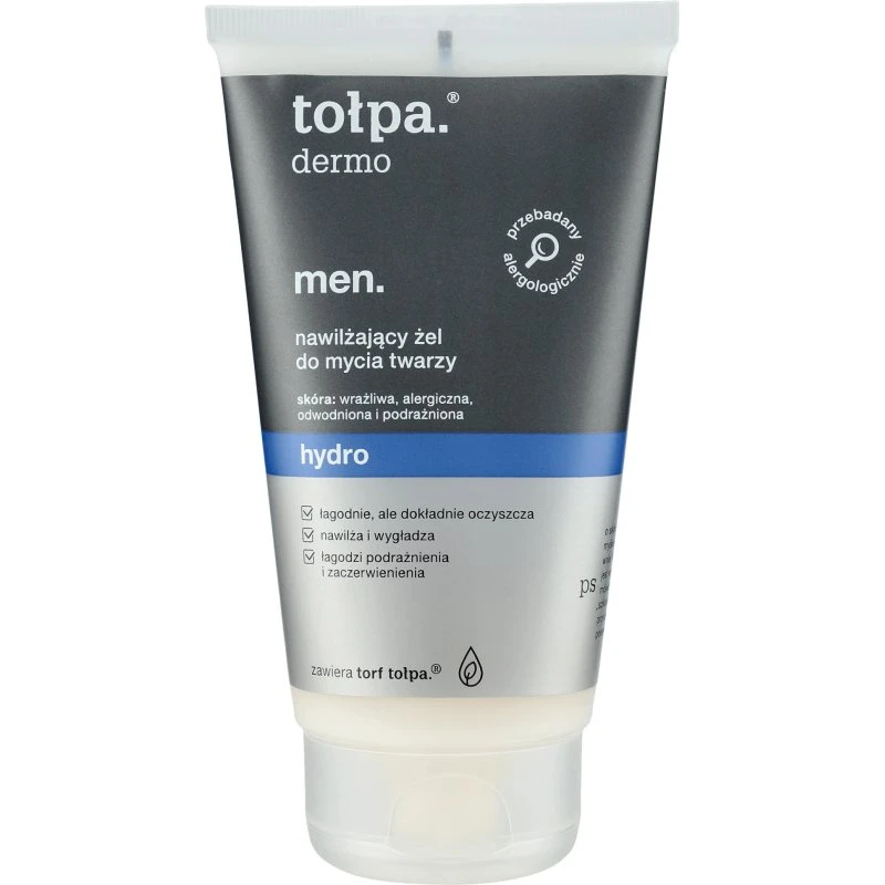 Tolpa Dermo Men Hydro Feuchtigkeitsspendendes Gesichtswaschgel, 150 ml
