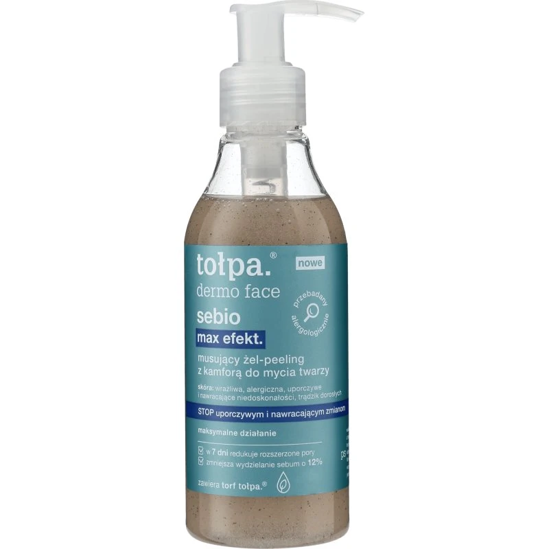 Tolpa Dermo Face Sebio Max Effect Gel-Peeling, 195 ml