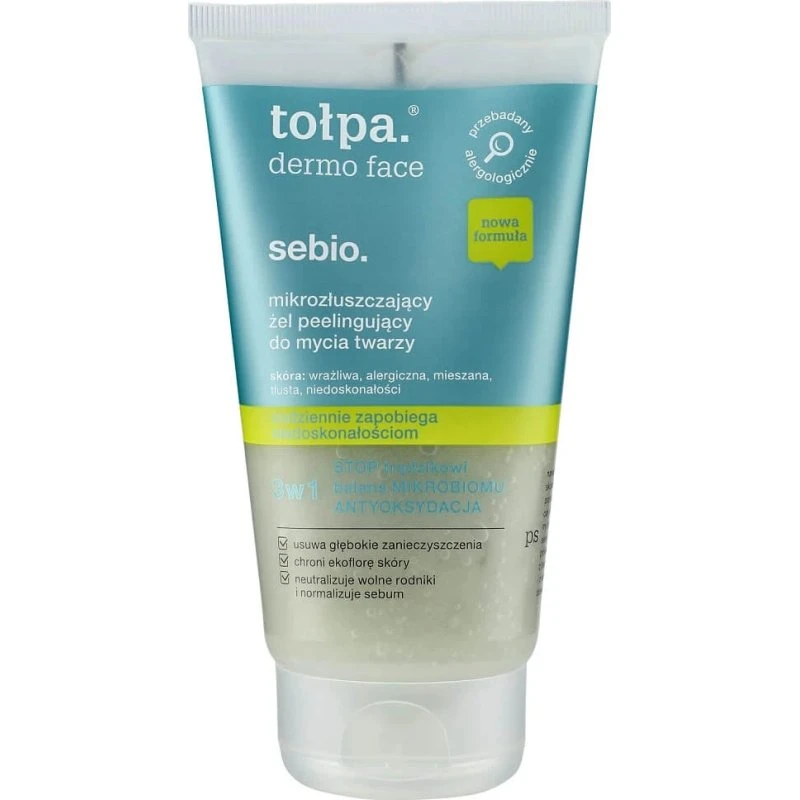 Tołpa Dermo Face Sebio Mikro-Peeling-Gel, 150 ml