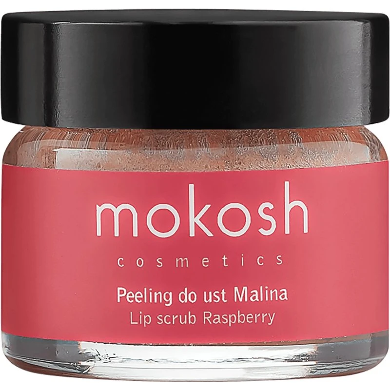 Mokosh Himbeer-Lippenpeeling, 15 ml