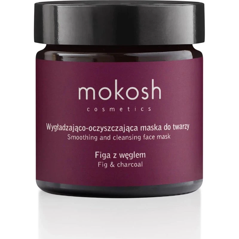 Mokosh Glättende & reinigende Gesichtsmaske, Feige & Kohle, 60 ml