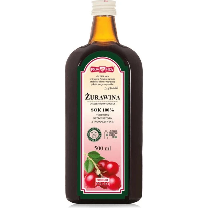 Polska Róża Preiselbeersaft 100% 500ml