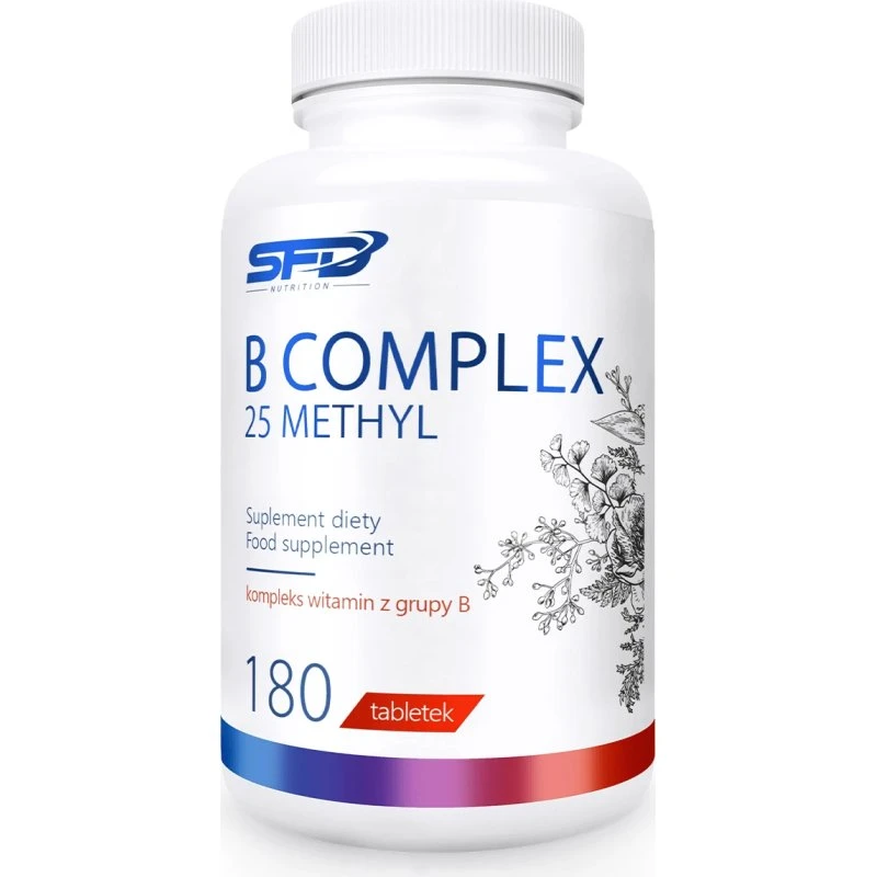 SFD B 25 Methyl-Komplex Vitamin B Komplex, 180 Tabletten