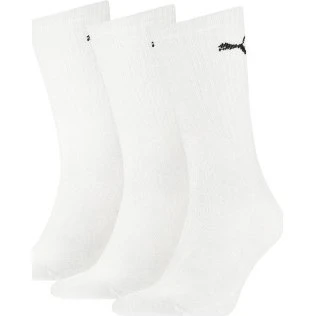 Puma 3er-Pack Unisex Light Crew Socken Weiß Gr. 47-49