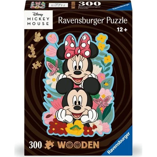 Ravensburger Holzpuzzle Disney Mickey & Minnie - 300 Teile
