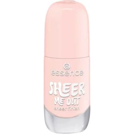 essence Gel-Nagellack 04 Sheer me Out, Pfirsichton, 8 ml