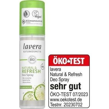 Lavera Deo Spray NATURAL & REFRESH Bio 75ml