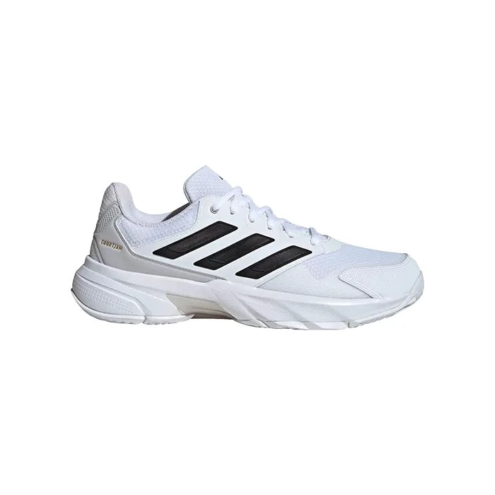 adidas CourtJam Control 3 Tennisschuhe Weiß/Schwarz/Grau