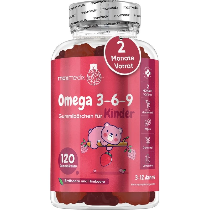 PerillaKids Omega 3-6-9 Gummies 3x120 Stück