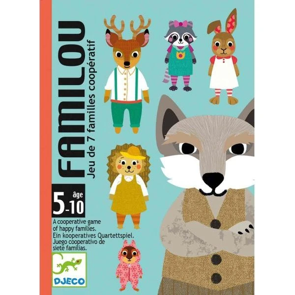 Djeco Familou: Kooperatives Quartettspiel ab 5 Jahren