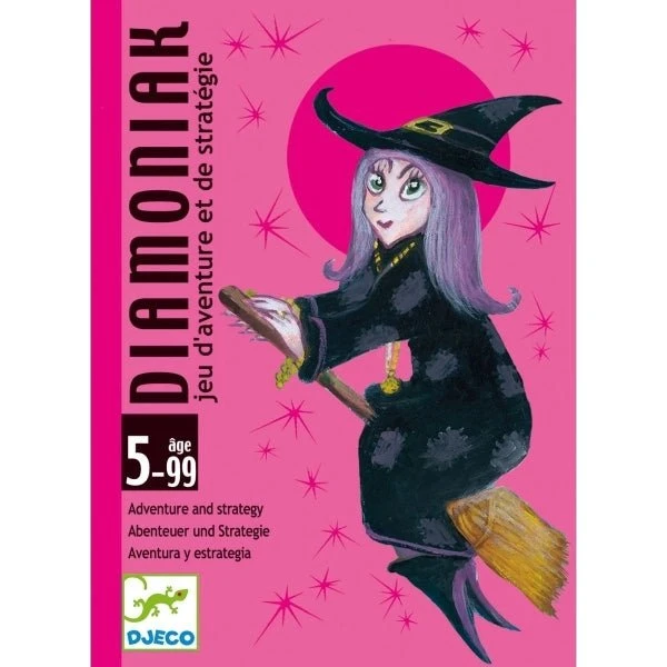 Djeco Diamoniak – Kartenspiel mit Feen & Hexen