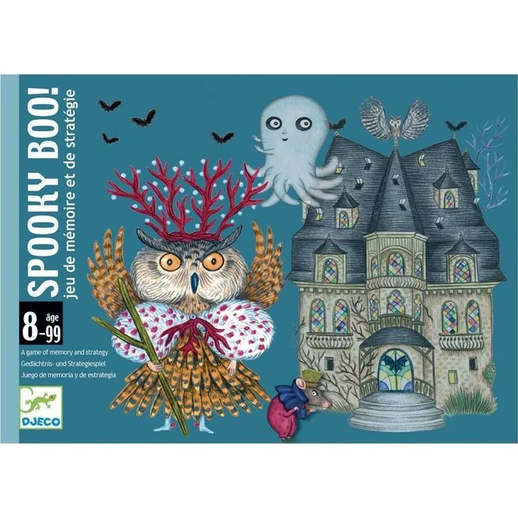 Djeco Spooky Boo Kartenspiel – Gedächtnisspiel für Kinder ab 8