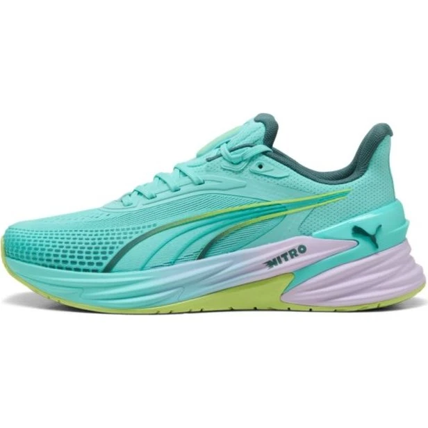 Puma x HYROX Activate Nitro TR Damen Laufschuhe Grün/Gelb, Gr. 40.5