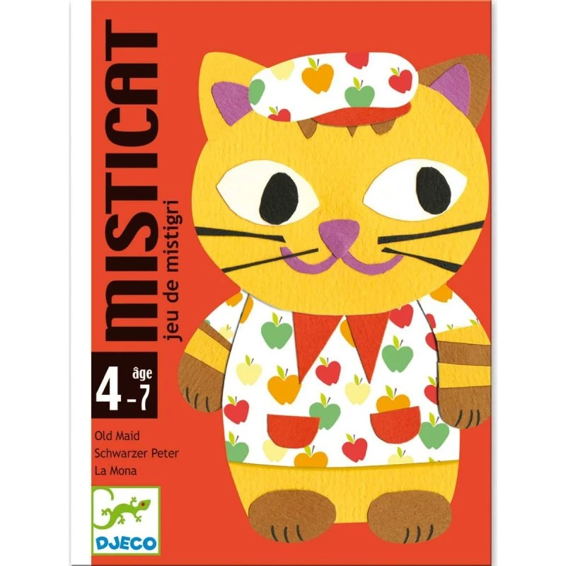 Djeco Misticat – Kartenspiel mit Katzen-Silhouetten