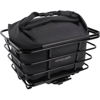 AtranVelo Travel Korbtasche 22L schwarz für Epic