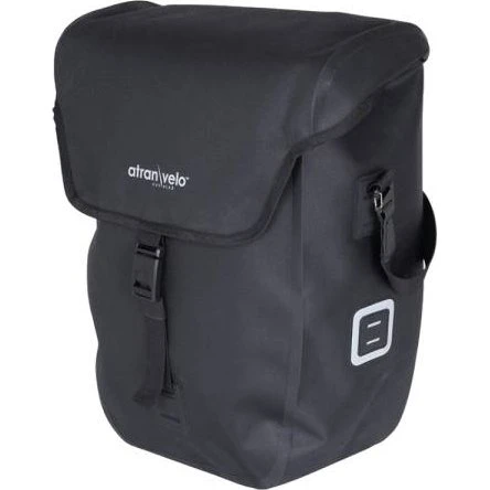 AtranVelo Commuter Side 24L wasserdichte Gepäckträgertasche Schwarz