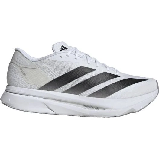 adidas Adizero SL 2 Laufschuhe Weiß/Schwarz/Grau - 44 2/3