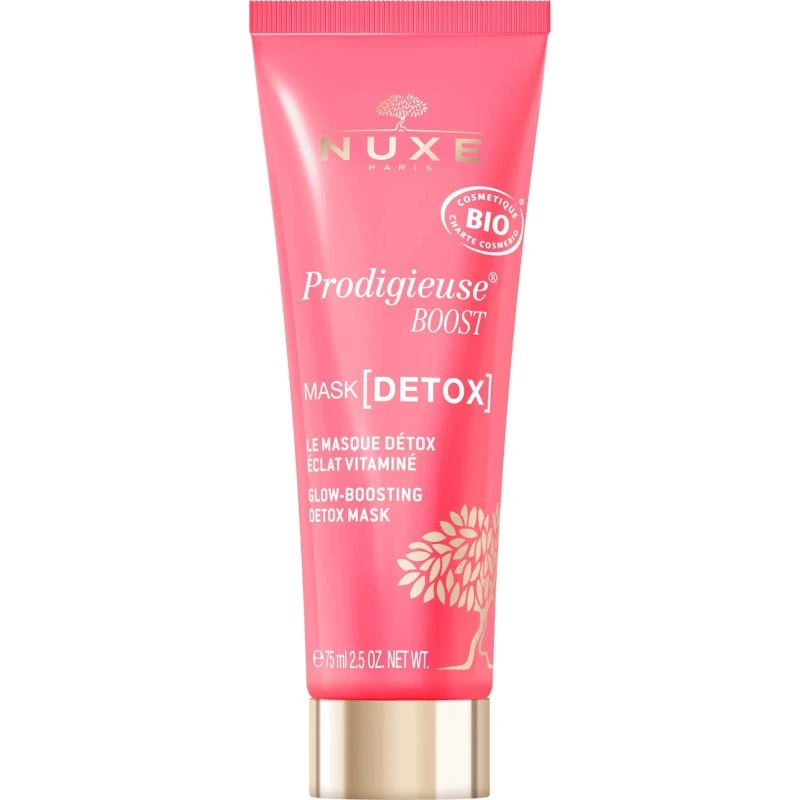 NUXE Prodigieuse Boost Detox Gesichtsmaske mit Zitrusfruchtextrakt, 75 ml
