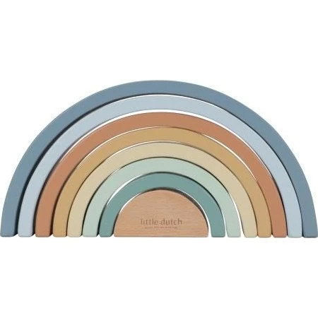 Little Dutch Holz-Regenbogen blau (FSC) - Forest Friends