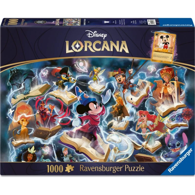 Ravensburger Disney Lorcana Puzzle: Glimmers of the Realm - Steel (1000 Teile)