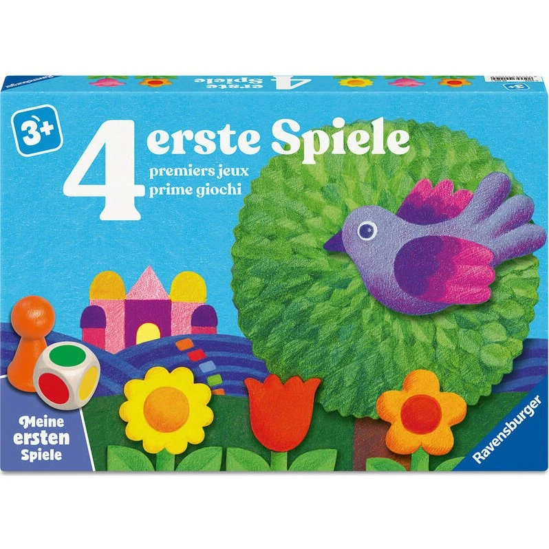 Ravensburger 4 erste Spiele - Spielesammlung für Kinder ab 3 Jahren