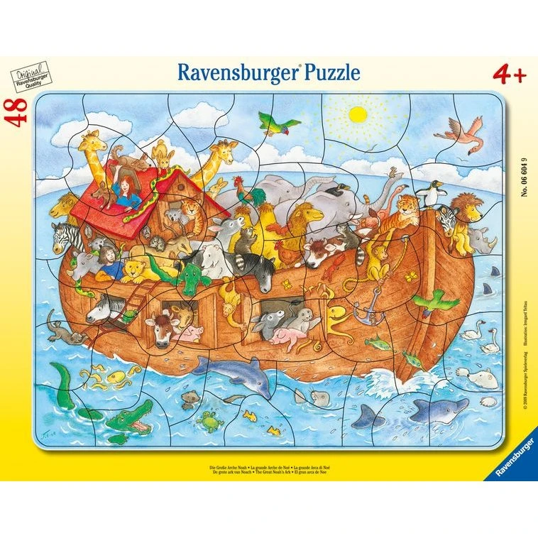 Ravensburger Rahmenpuzzle Die große Arche Noah, 48 Teile