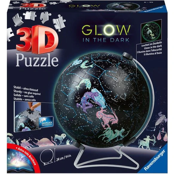 Ravensburger 3D Puzzle Sternenglobus - Leuchtend & Nachleuchtend