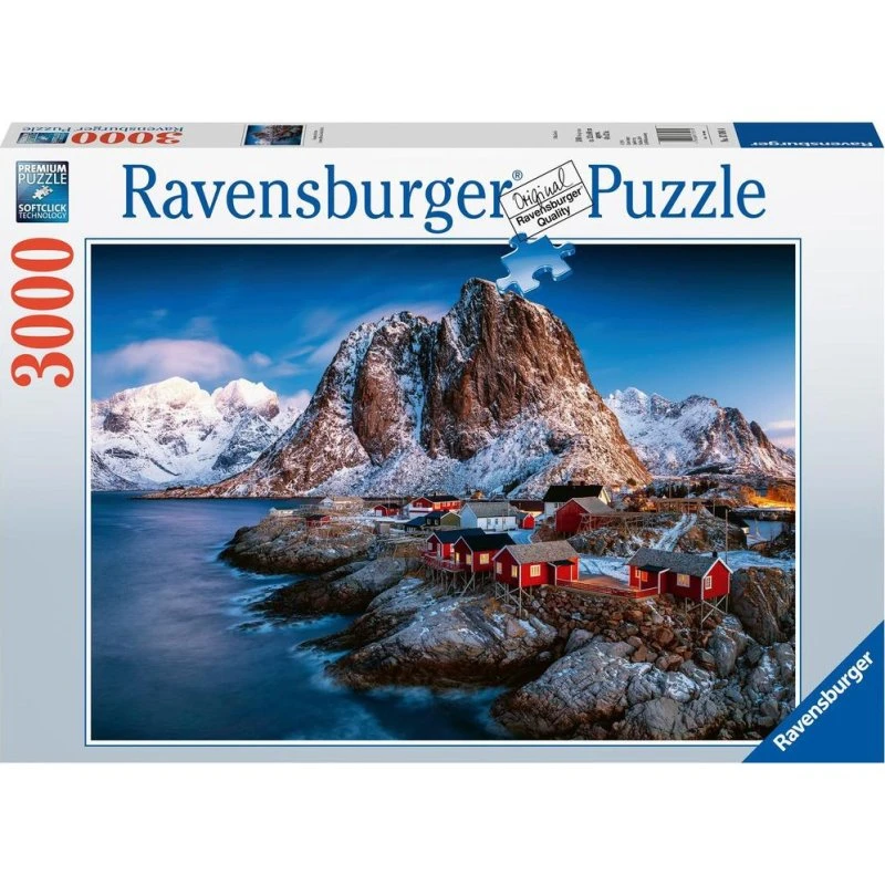 Ravensburger Puzzle Hamnoy Lofoten - 3000 Teile Landschaftsmotiv