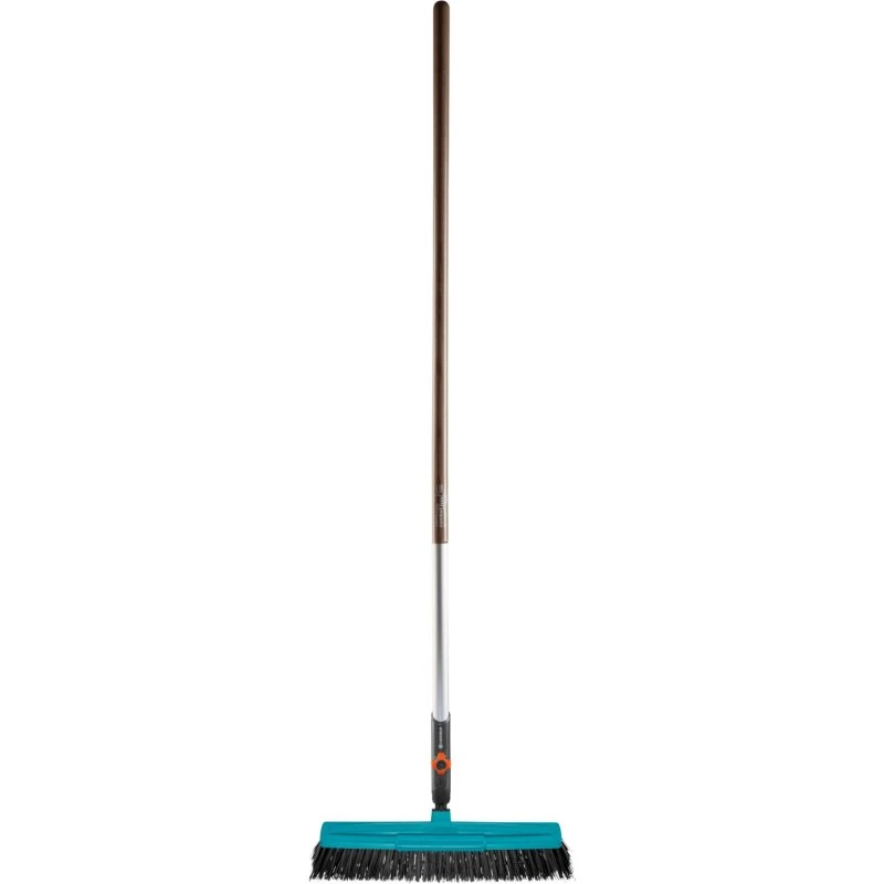 Gardena Straßenbesen Combisystem mit Holzstiel 45 cm