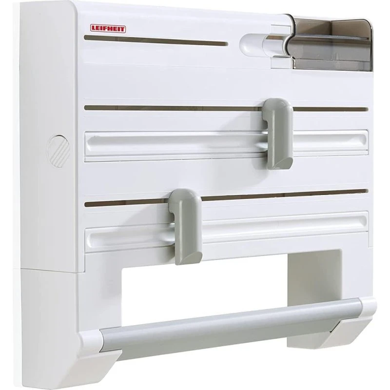 Leifheit Wandrollenhalter Parat Plus mit Kleinteilebox & Tesafilmspender