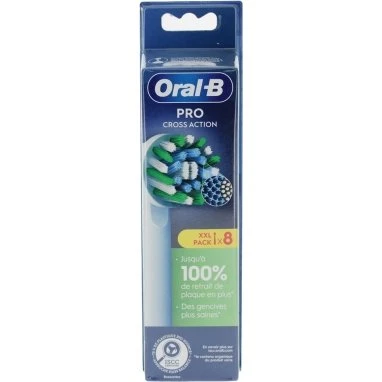 Oral-B Pro Cross Action 8 Ersatzbürsten