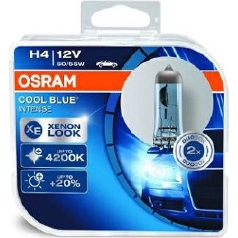 Osram H4 Cool Blue Intense 64193CBN Next Generation Duo-Box (2 Stück)