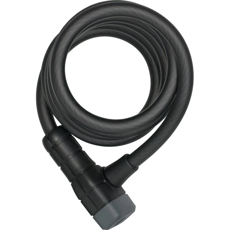 ABUS Booster 6512K/180 Spiralkabelschloss, 12mm, 180cm, Schwarz
