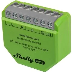 Shelly Dimmer Gen4 Smartes Unterputz-Dimmer (WLAN, Bluetooth, Zigbee)