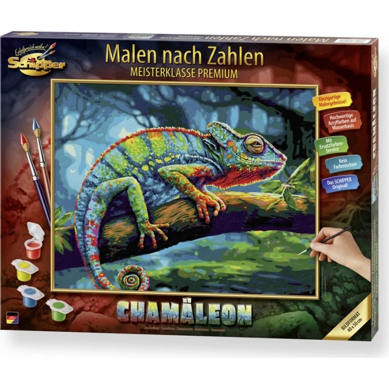 Simba Dickie MNZ - Chamäleon Malen nach Zahlen