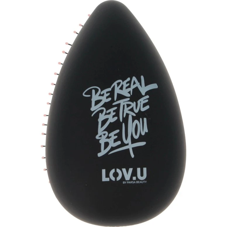 Parsa LOV.U Compact Detangler Brush - Schwarz