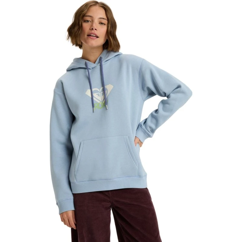 Roxy Surf Stoked Brushed Art Damen Hoodie hellblau - XS