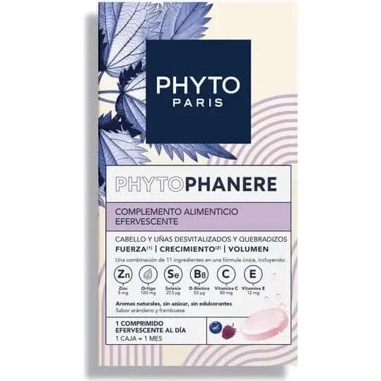 Phyto Phytophanère Brausetabletten für Haare und Nägel, 30 Stück