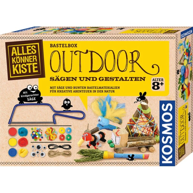Bastelbox Outdoor – Sägen und Gestalten für Kinder ab 8 Jahren