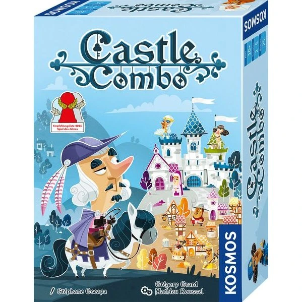 Castle Combo - Taktisches Kartenspiel für 2-5 Spieler