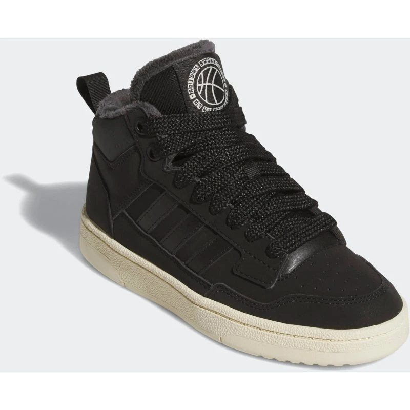 adidas Rapid Court Mid Winterized JR1027 Schwarz