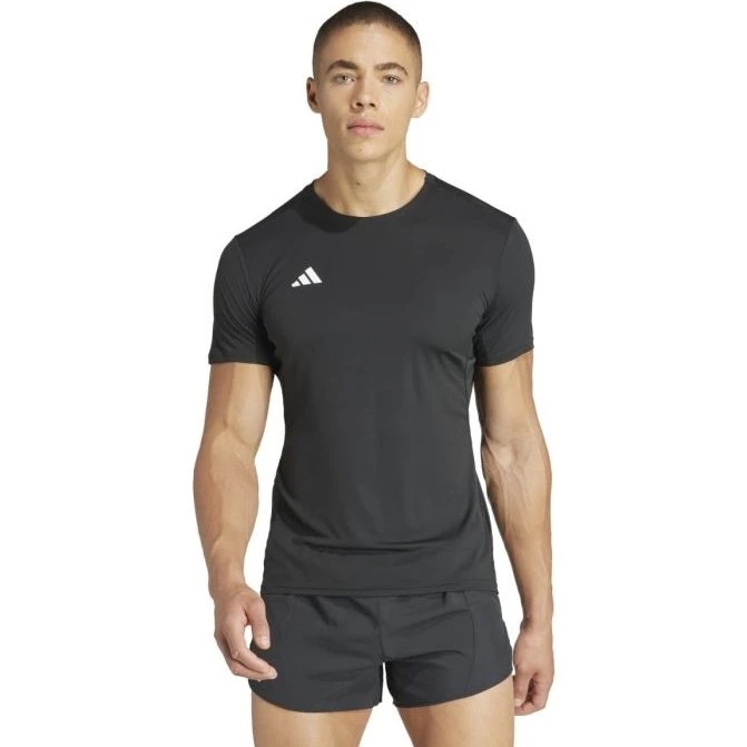 adidas Adizero Essentials T-Shirt Herren - Schwarz, Slim Fit