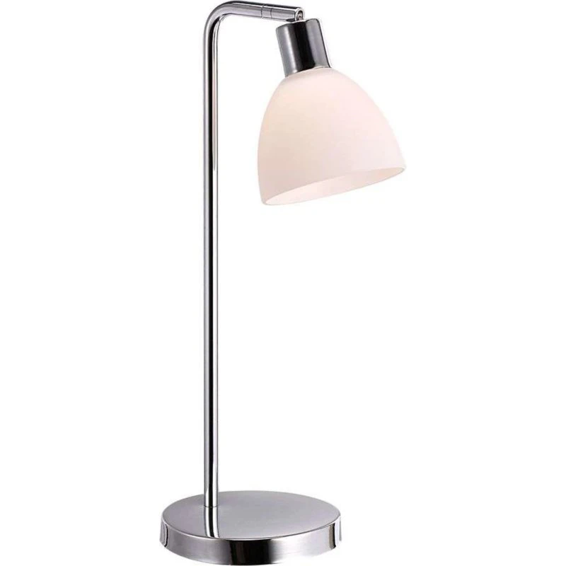 Nordlux Ray 63201033 Tischleuchte Chrome/Opal Glas