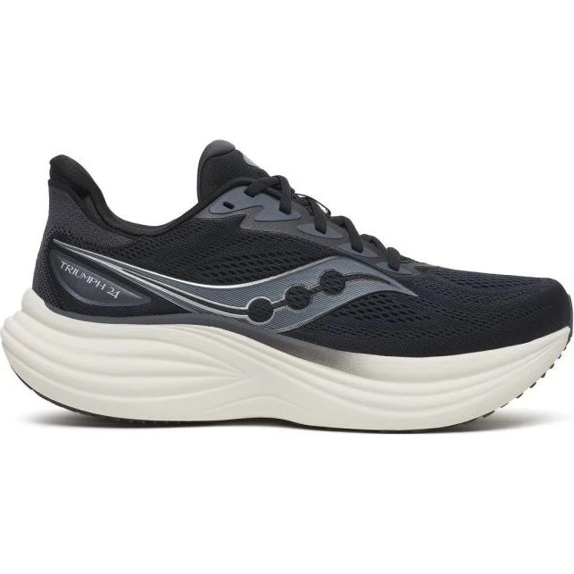 Saucony Triumph 24 Laufschuhe Schwarz/Weiß, Gr. 46.5